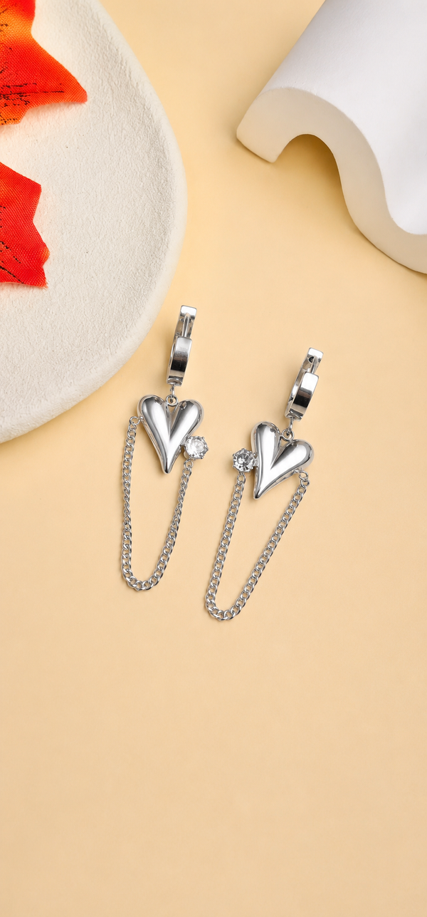 Boucles d’oreilles Cœur Élégance