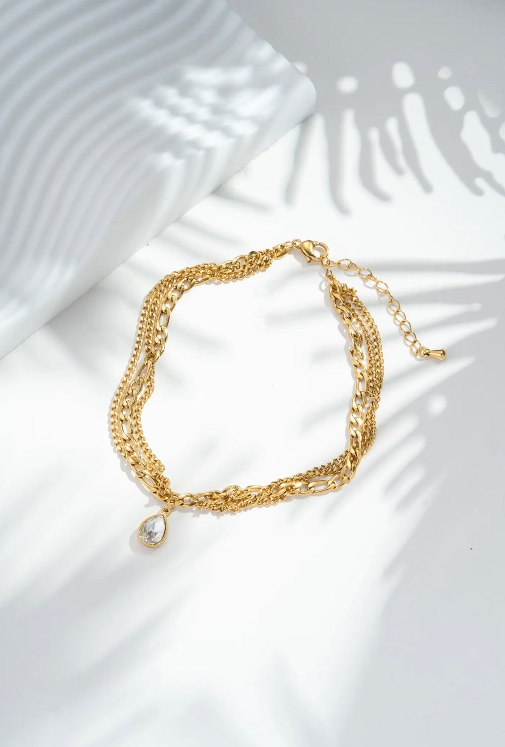 Chaîne de cheville Goutte de lumière