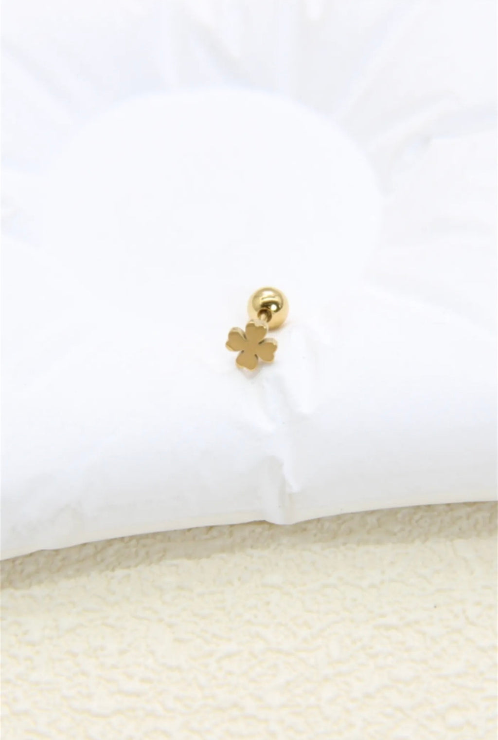Piercing Trèfle Doré