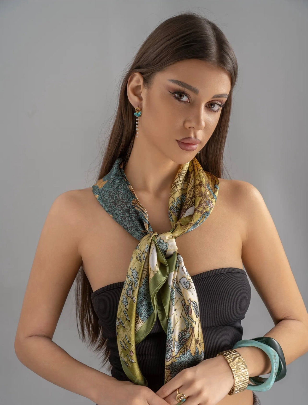 Foulard Jade d’orient