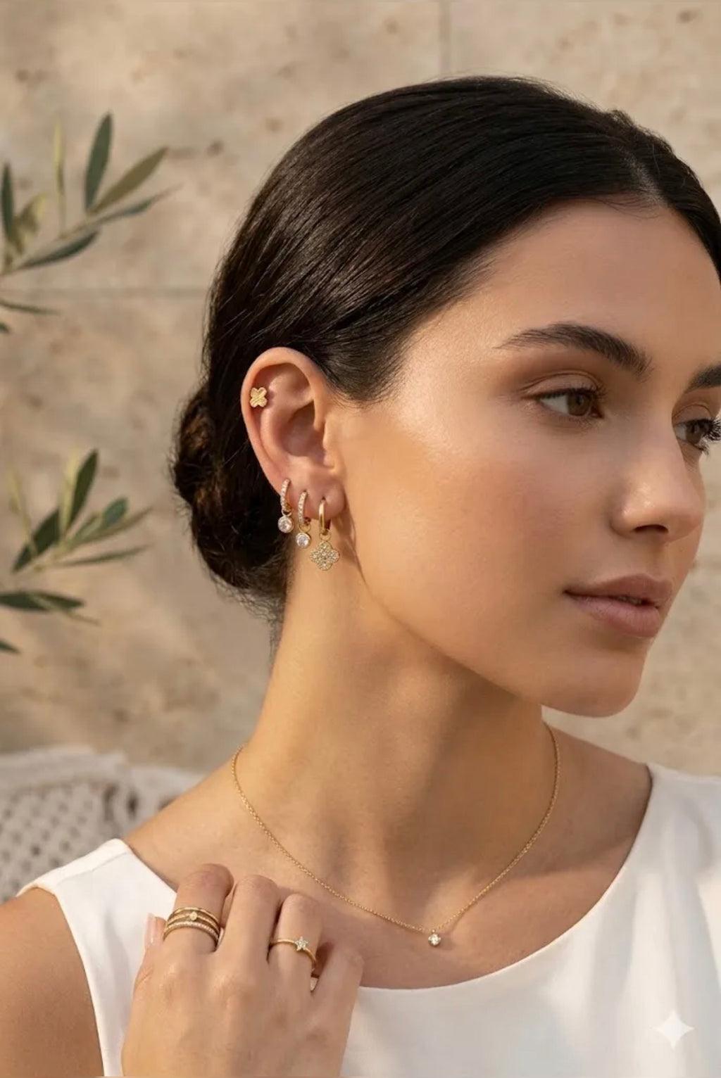 Boucles d’oreilles Palm Beach