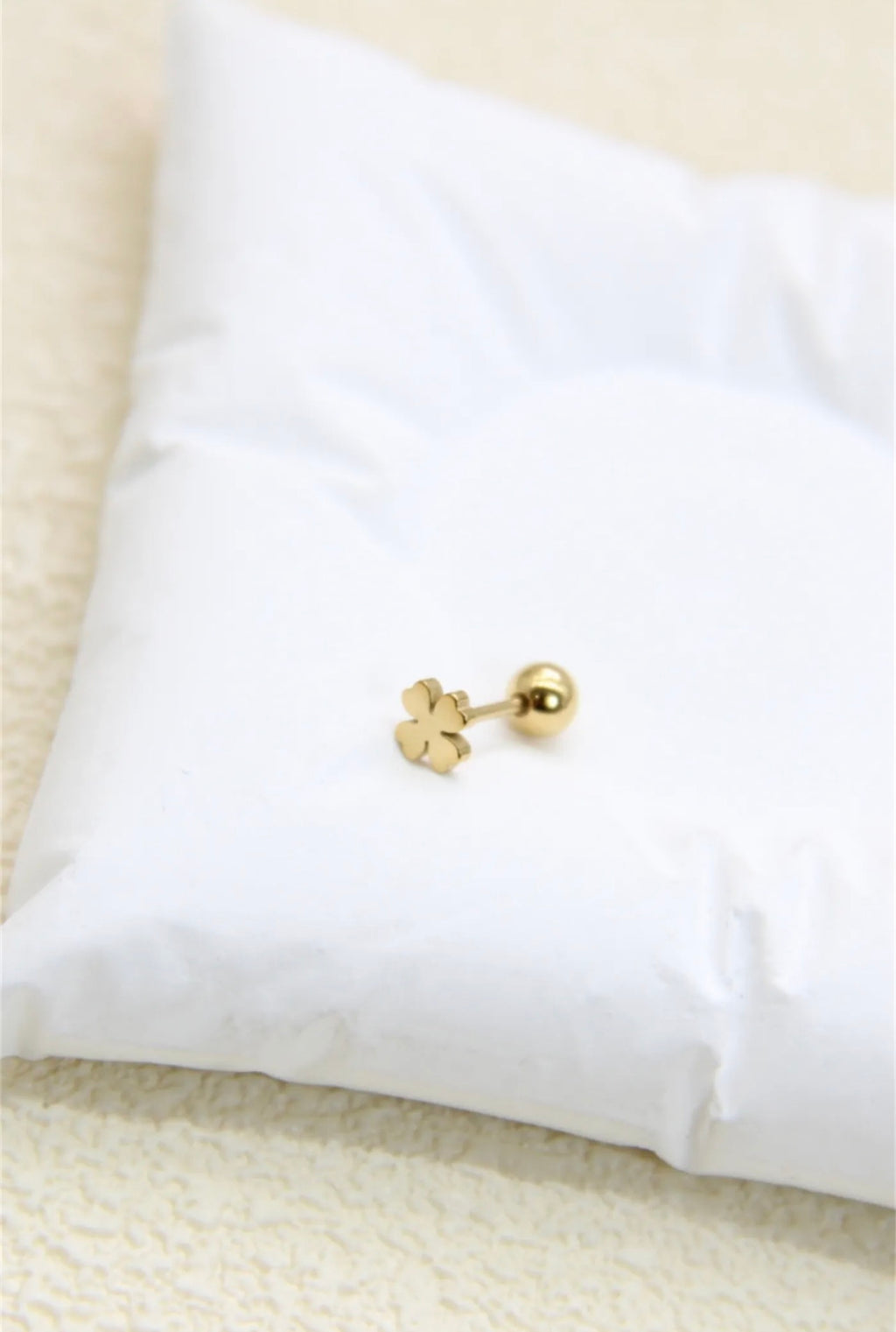 Piercing Trèfle Doré