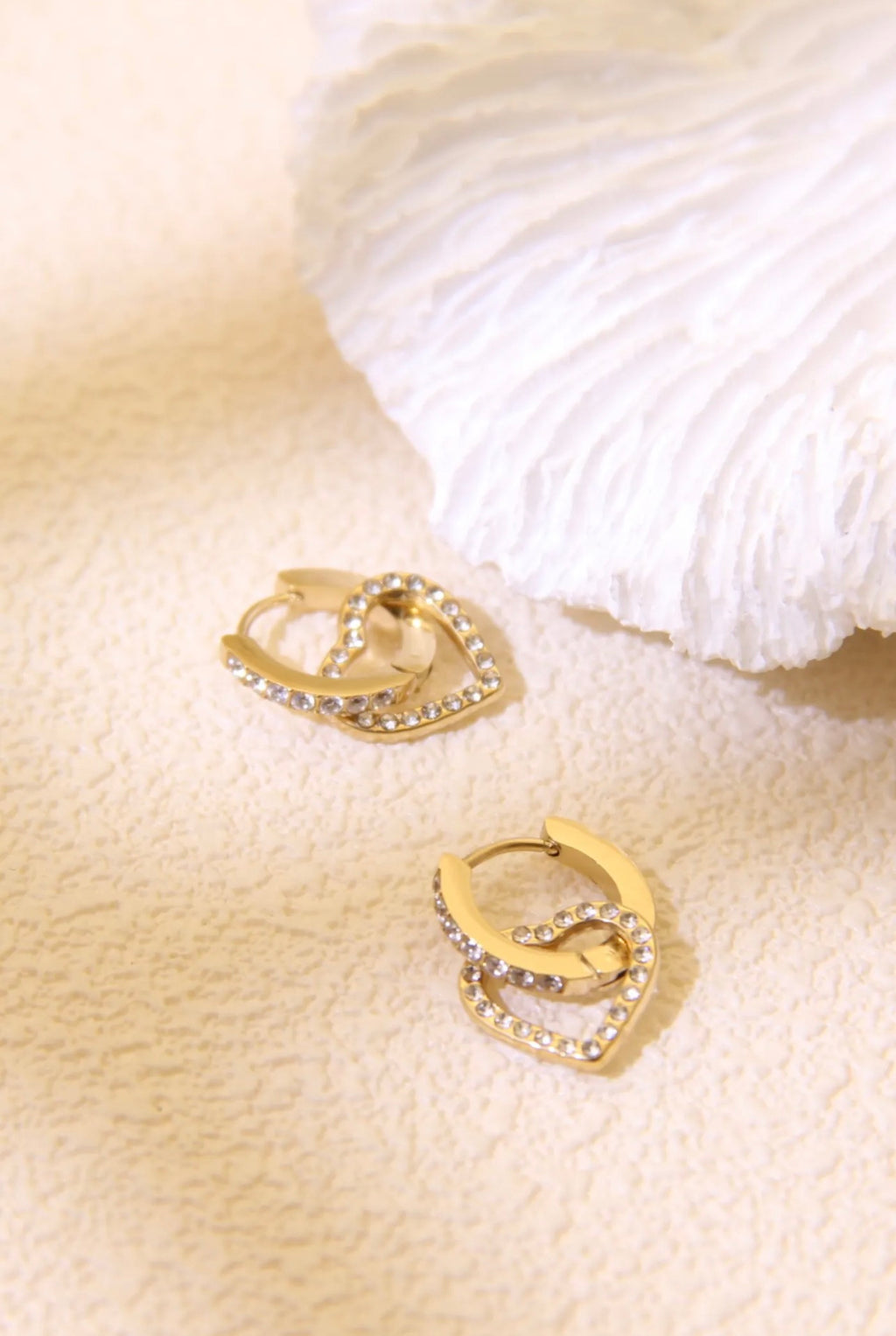 Boucles d’oreilles Cœur Lumière