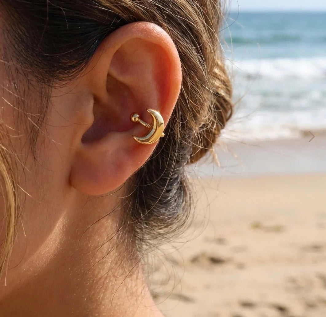 Ear cuff Croissant de lune