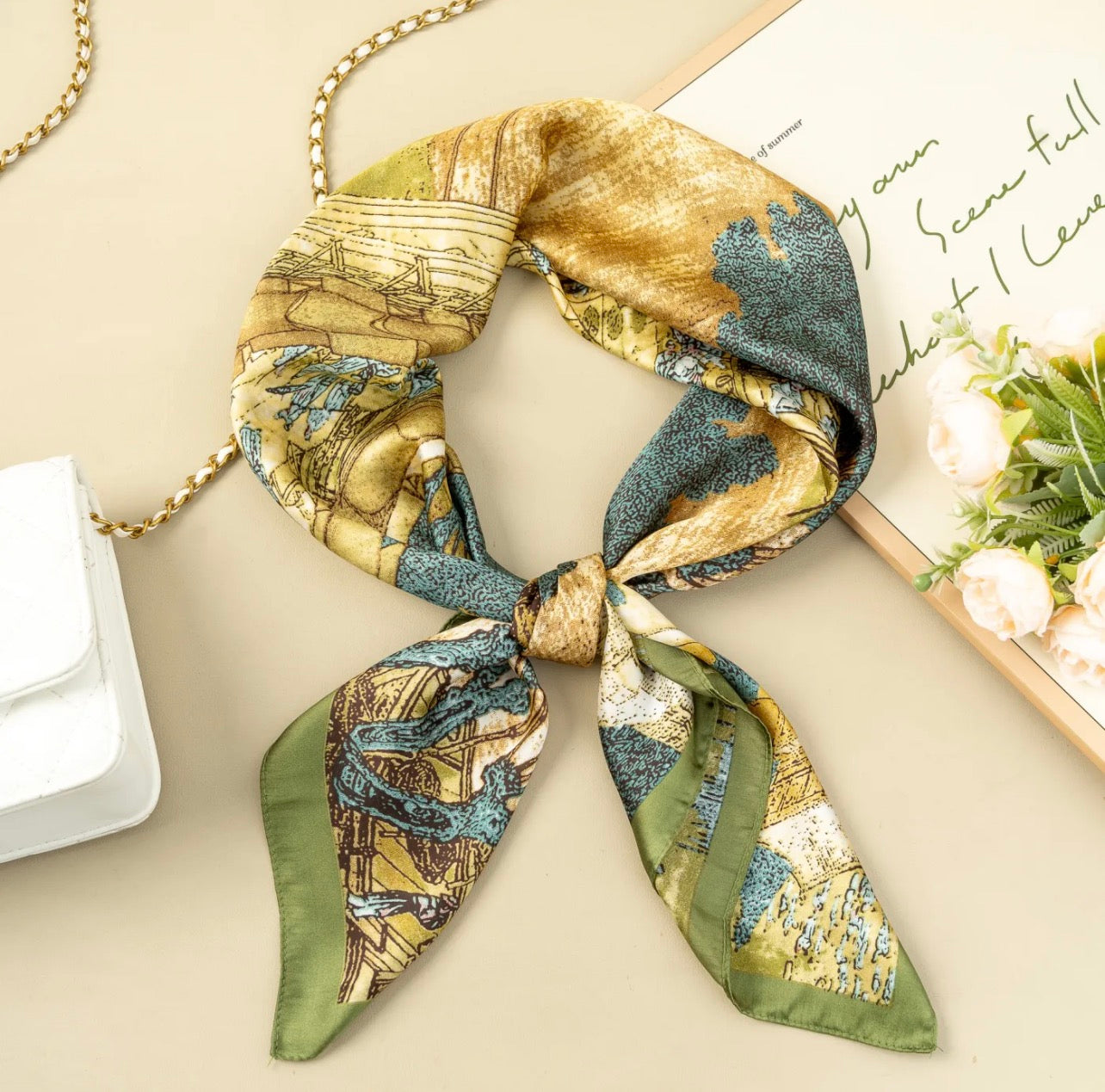 Foulard Jade d’orient