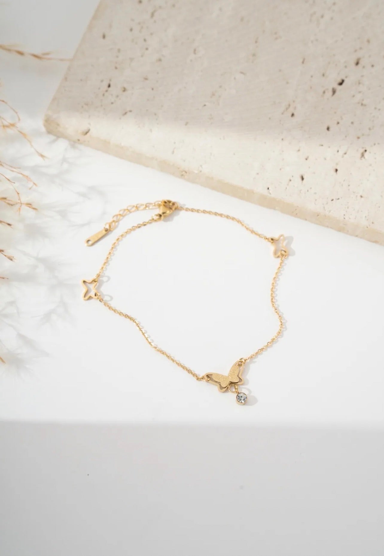 Chaîne de cheville butterfly