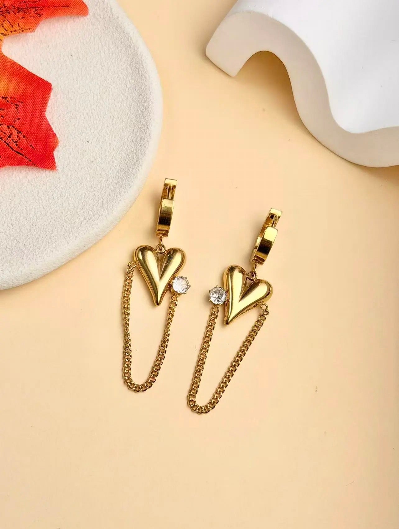 Boucles d’oreilles Cœur Élégance