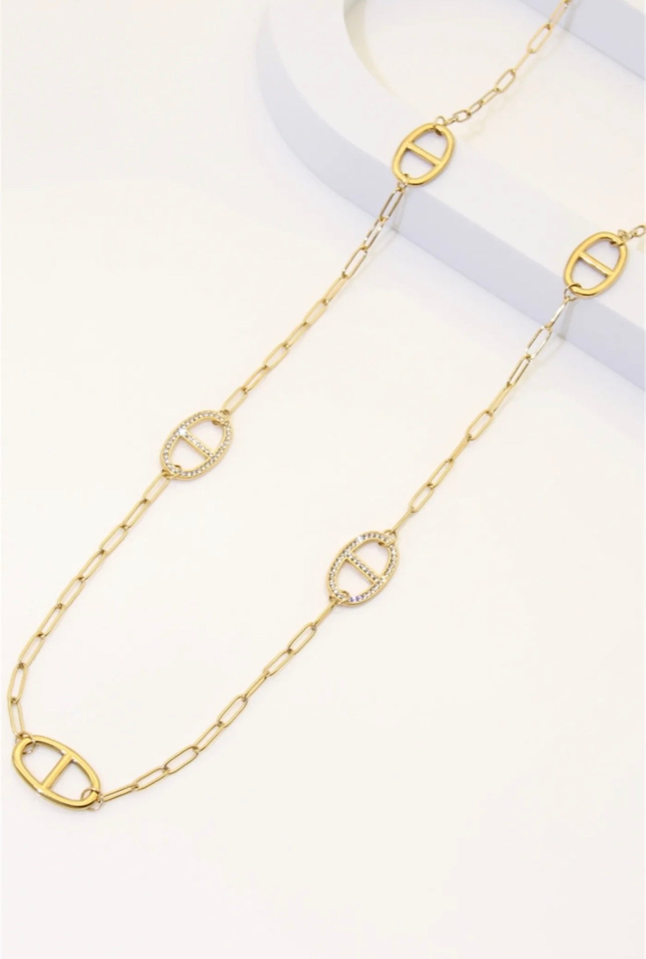 Sautoir Élyna strass