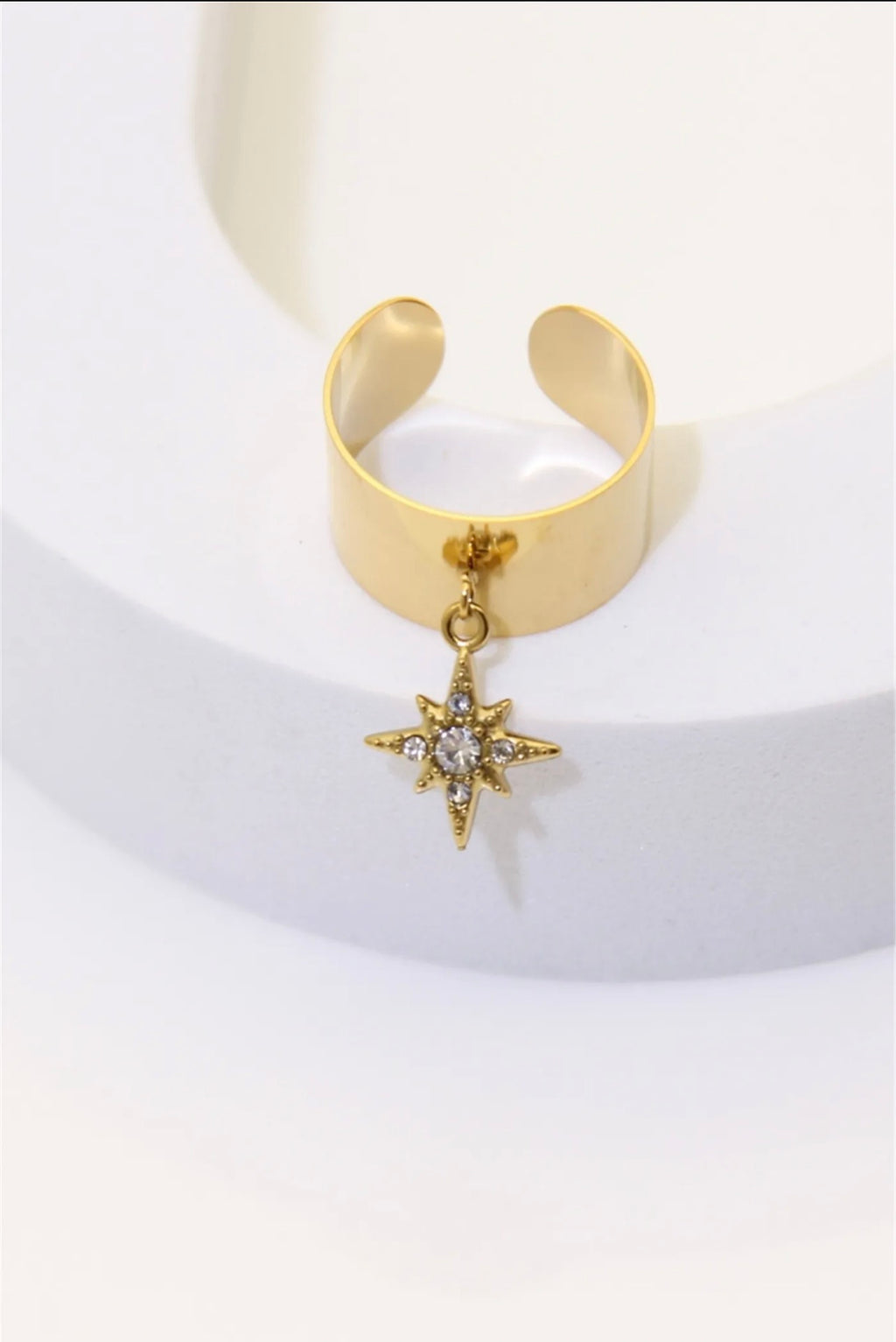 Bague Étoile Dorée