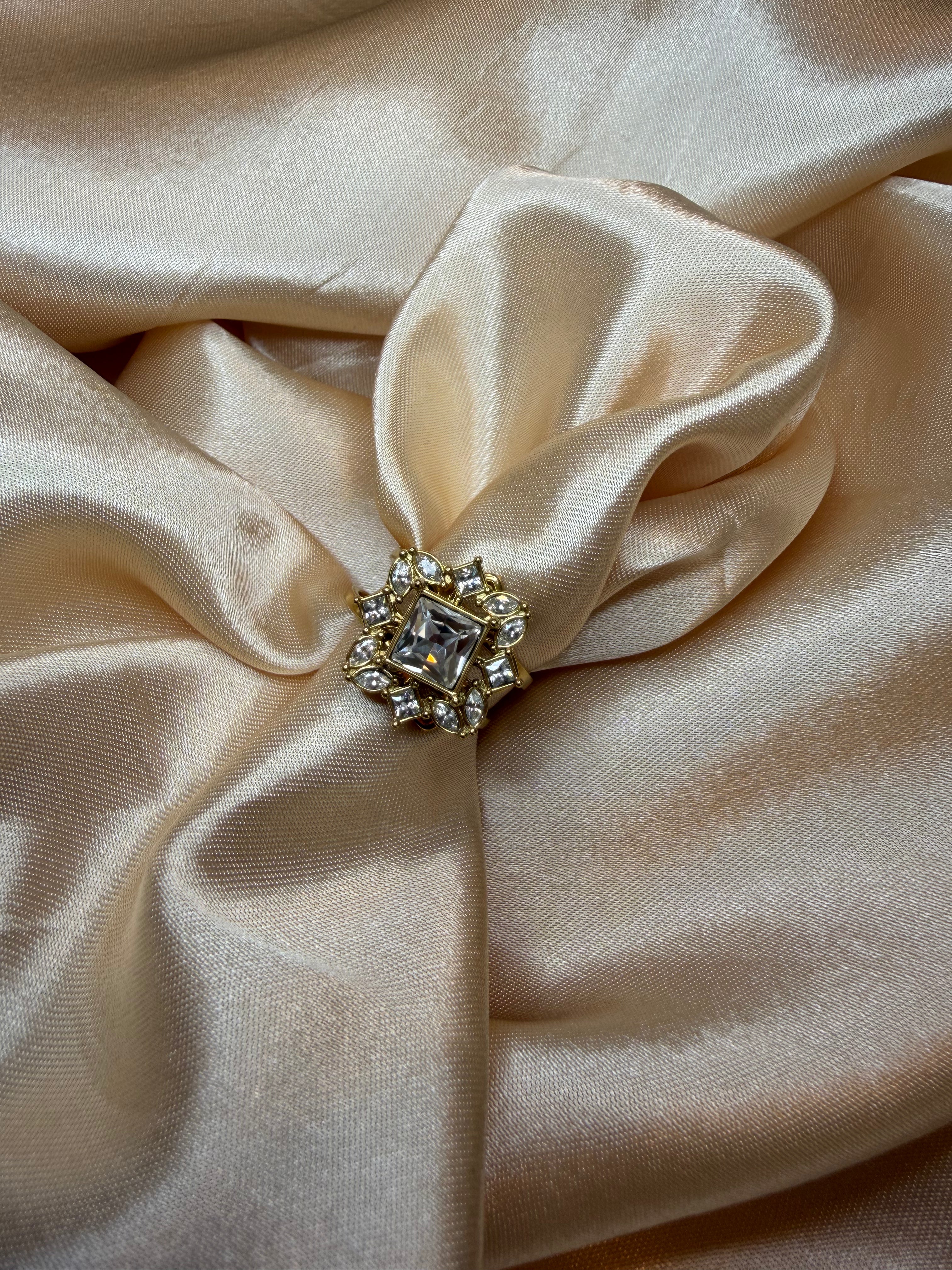 Bague anti stress Étoile Mystique dorée